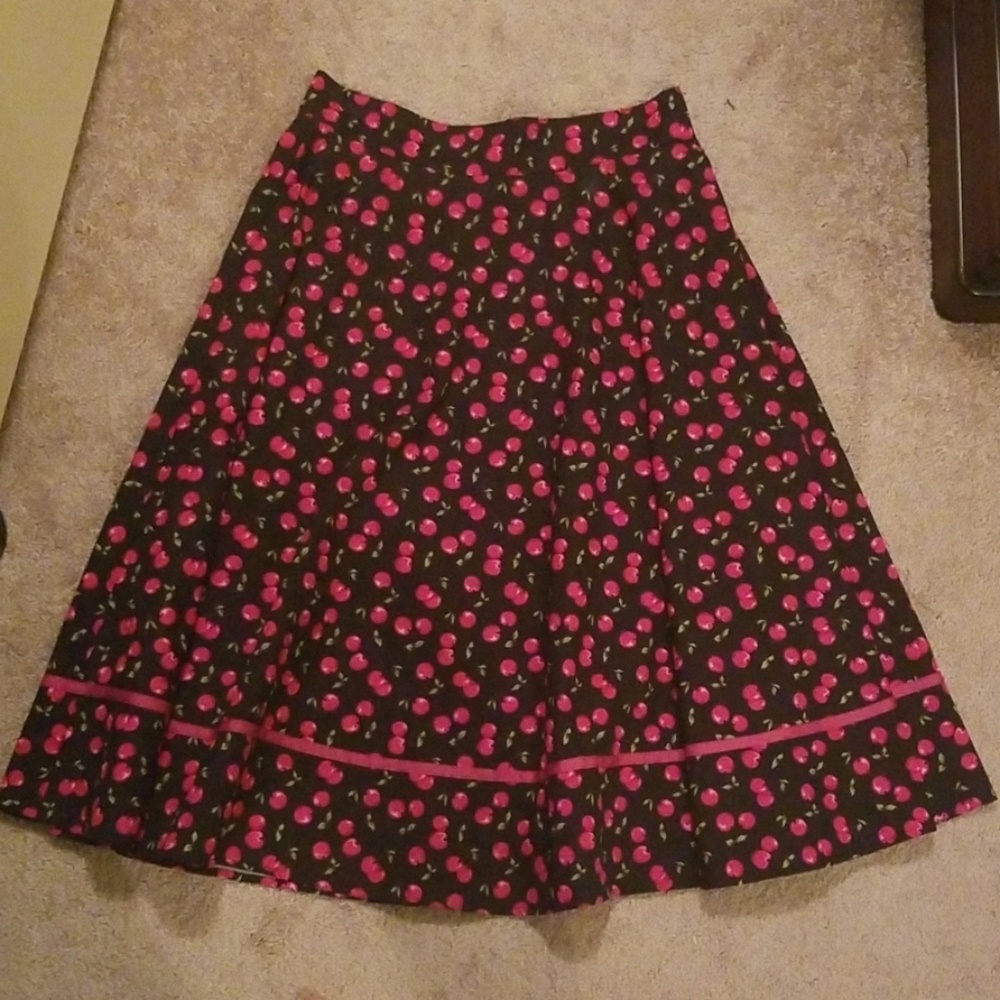 Rock Steady Cherry Skirt